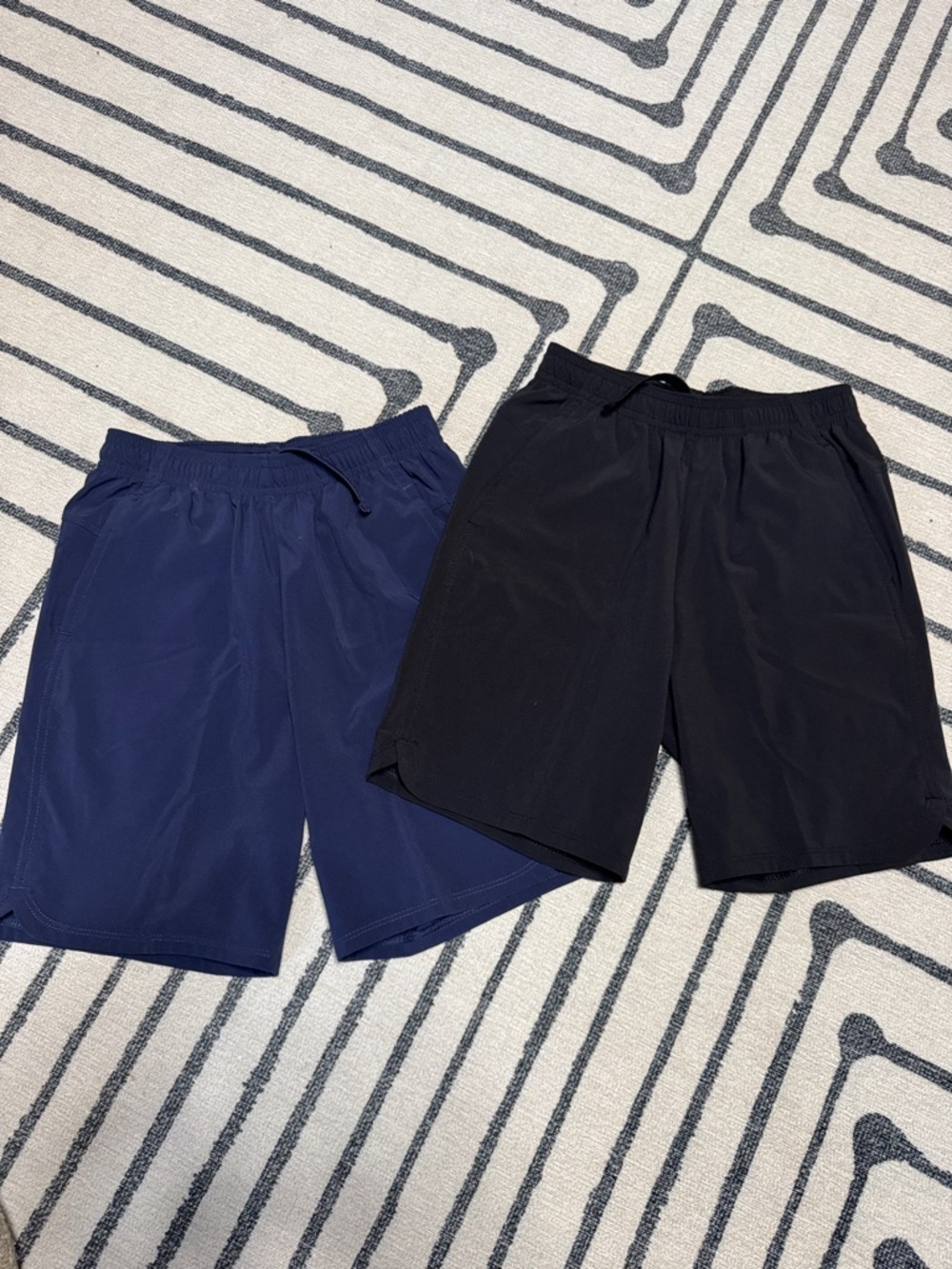 All In Motion Athletic Shorts with Pockets - Navy & Black